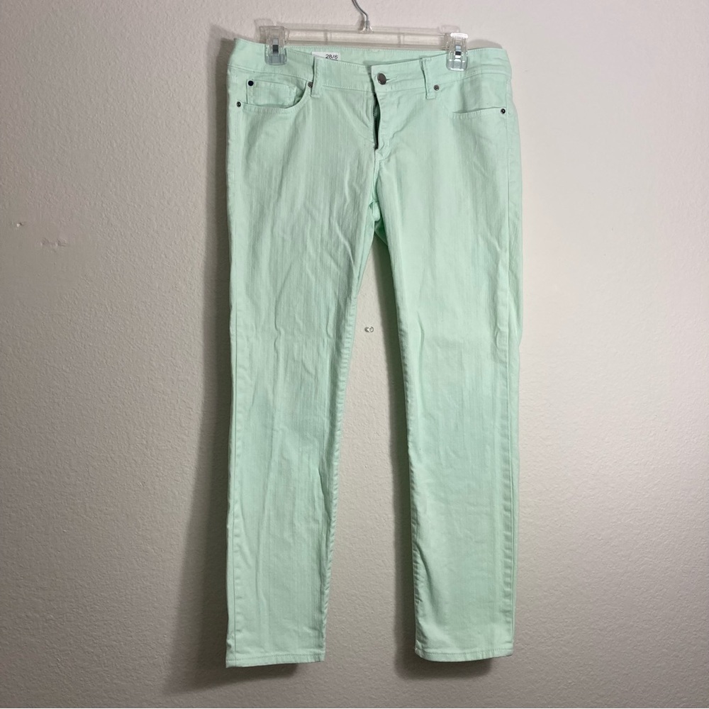 Gap 1969 Low Rise - Skinny Jeans - Mint - Size 6